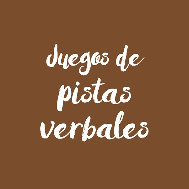 Juegos de pistas verbales